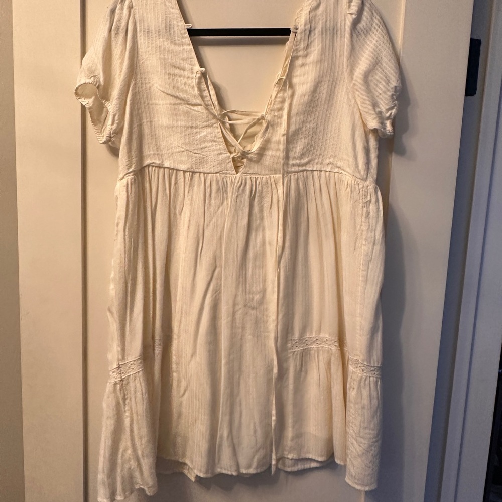 Urban Outfitters Women's Cream beach dress
